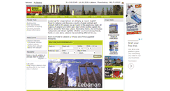 Desktop Screenshot of lebanontourism.com